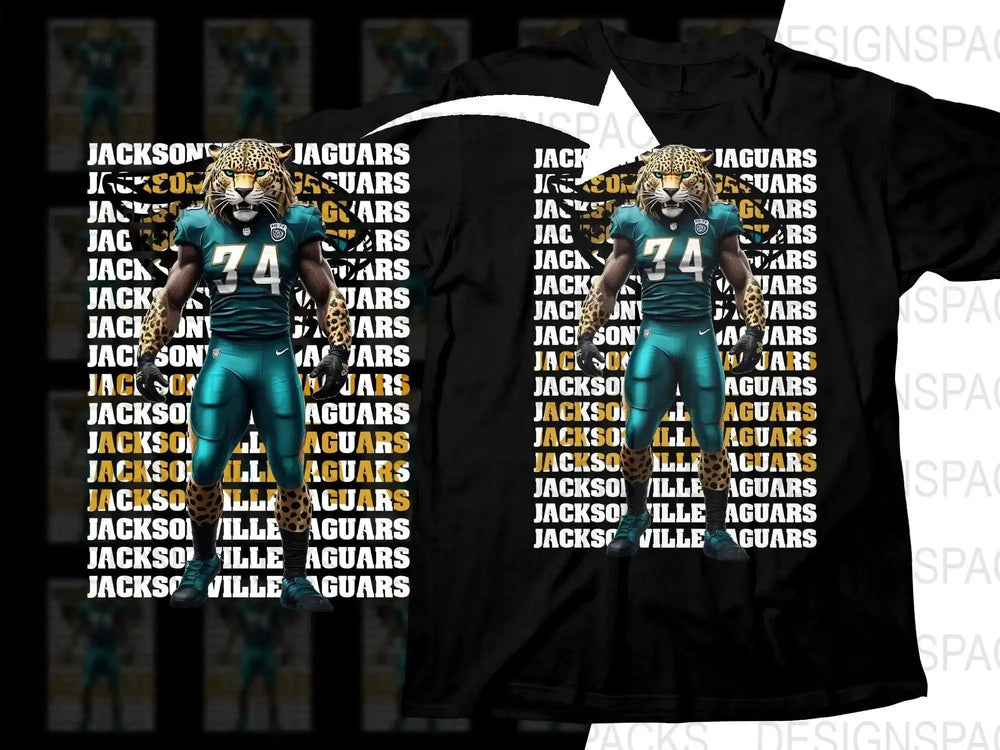 Football Team Jacksonville Jaguars Mascot Png Digital Download