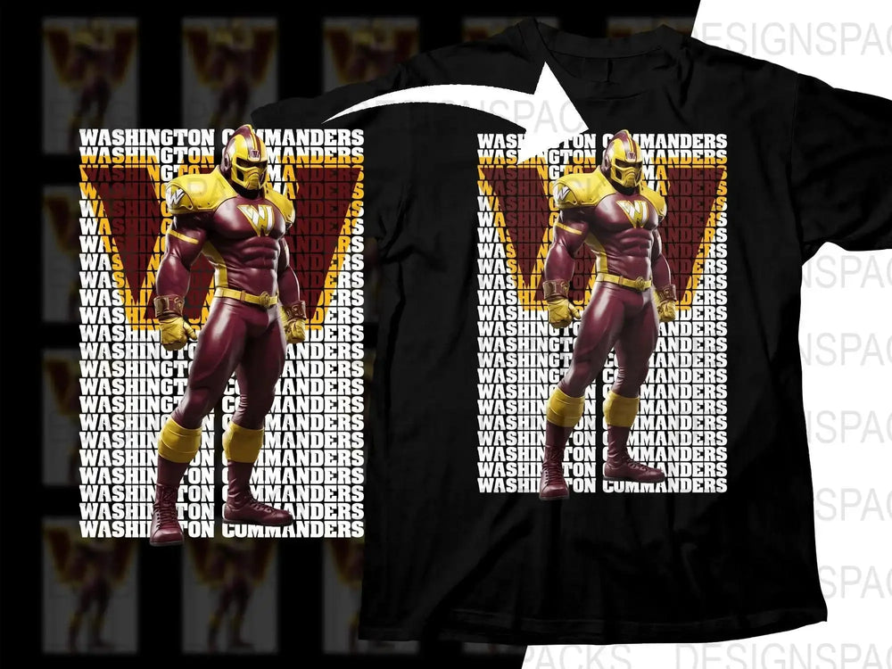 Football Team Washington Commanders Mascot Png Digital Download