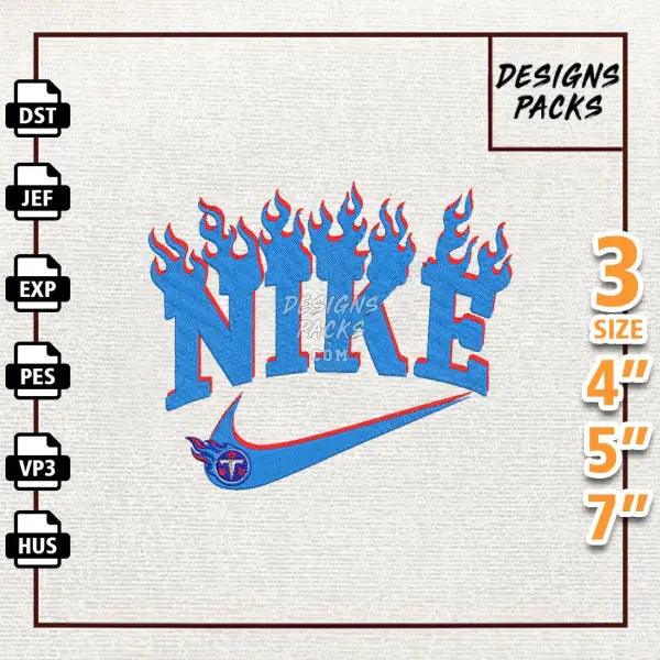 Football Tennessee Titans Embroidery Design