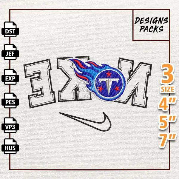 Football Tennessee Titans Embroidery Design