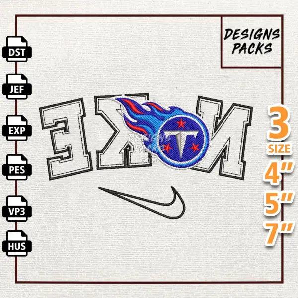 Football Tennessee Titans Embroidery Design