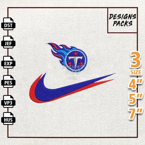 Football Tennessee Titans Embroidery Design
