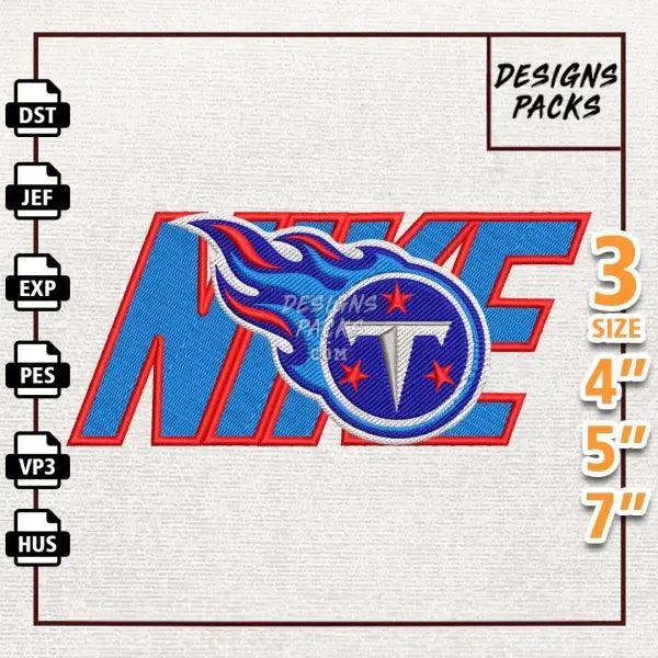 Football Tennessee Titans Embroidery Design