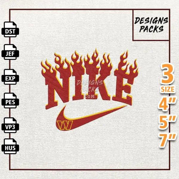 Football Washington Commanders Embroidery Design