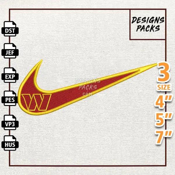 Football Washington Commanders Embroidery Design