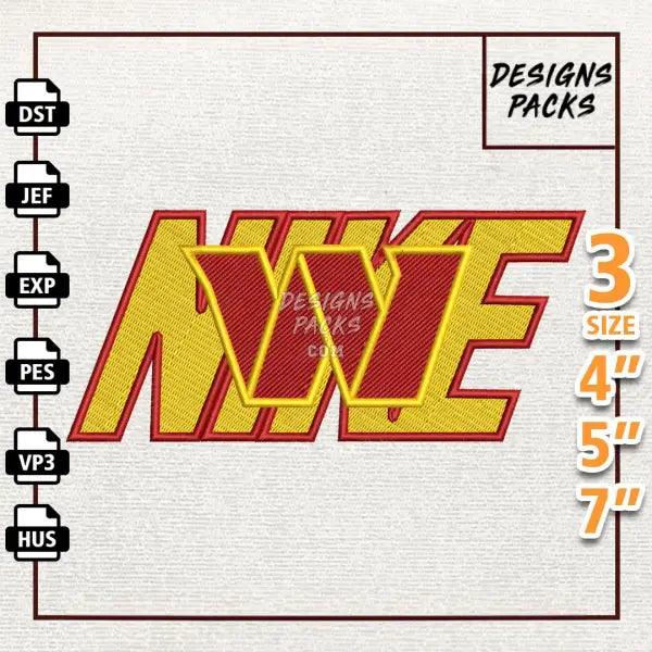 Football Washington Commanders Embroidery Design