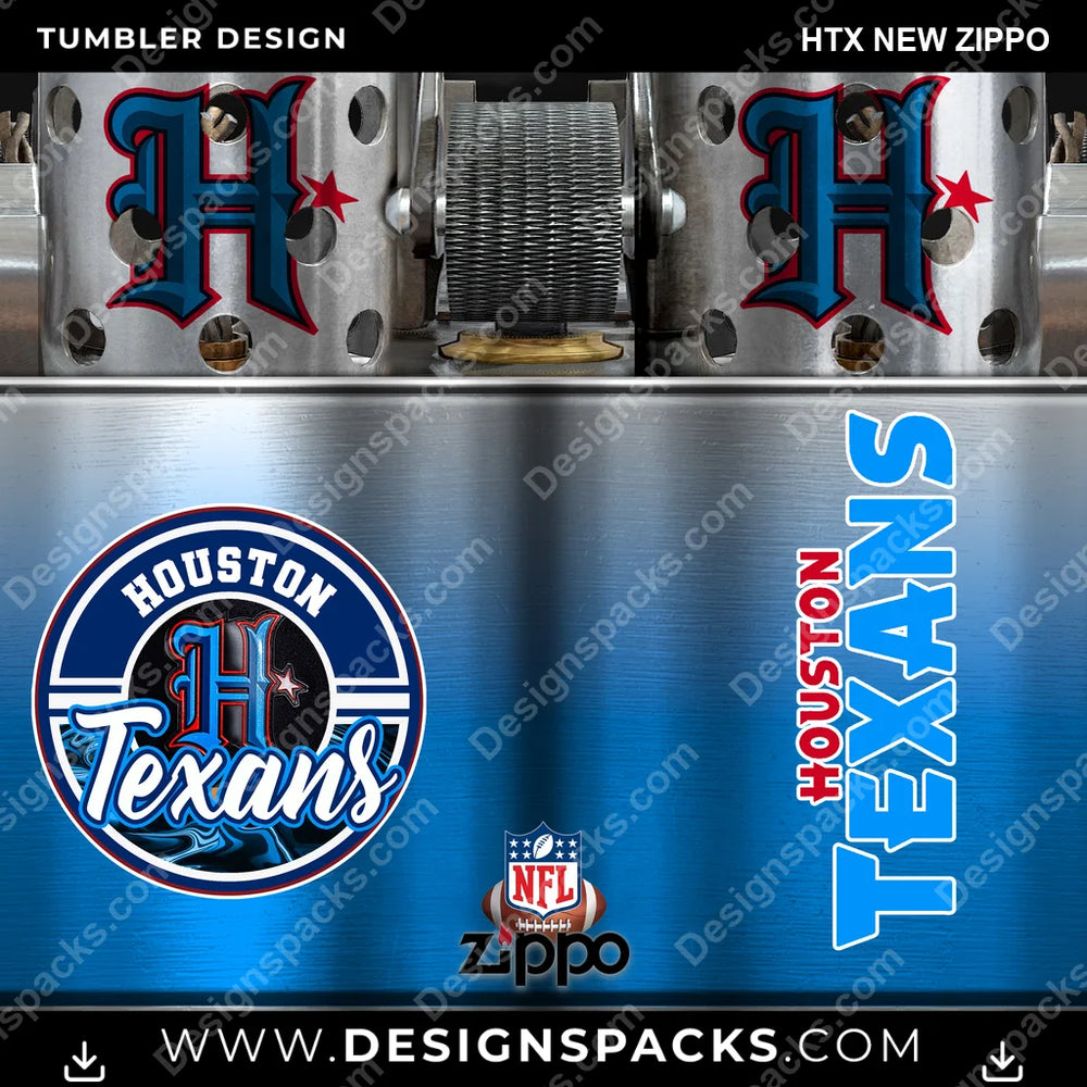 Football Zippo Lighter HTX New Zippo NFL Football Tumbler Digital Wrap Design Download