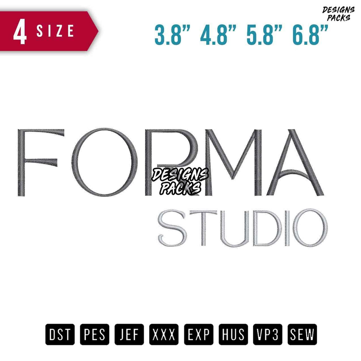 Forma Studio Embroidery Design