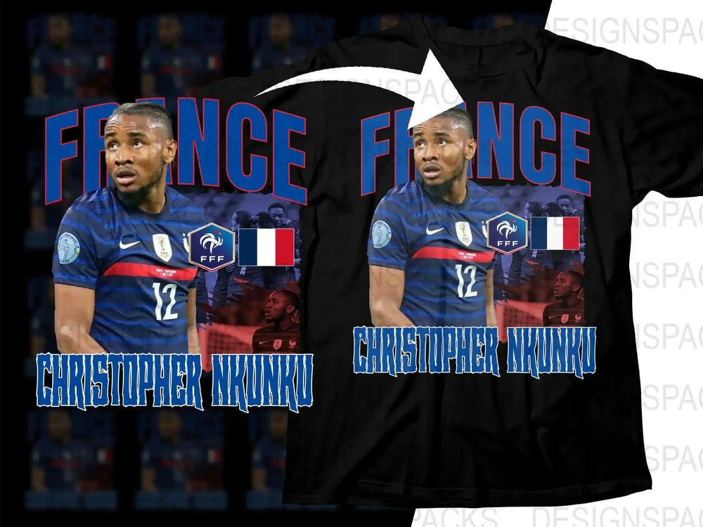 France Christopher Nkunku Soccer Soccer Png Digital Download