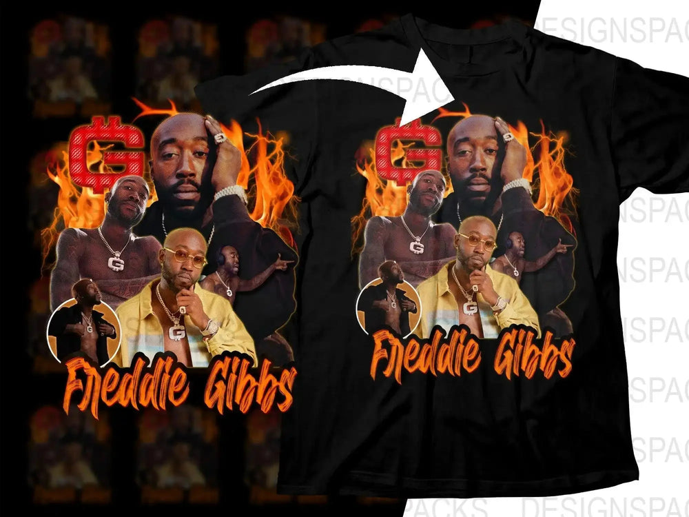 Freddie Gibbs Bootleg Fire Background Png Digital Download