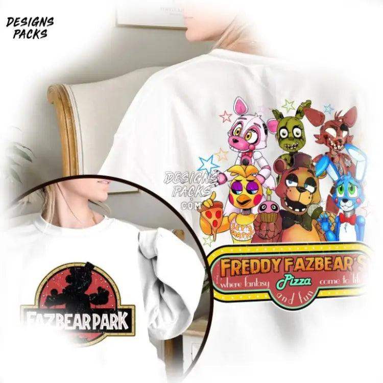 Freddy Fazbear Bonnie Chica Foxy Video Game Five Nights At Png Design