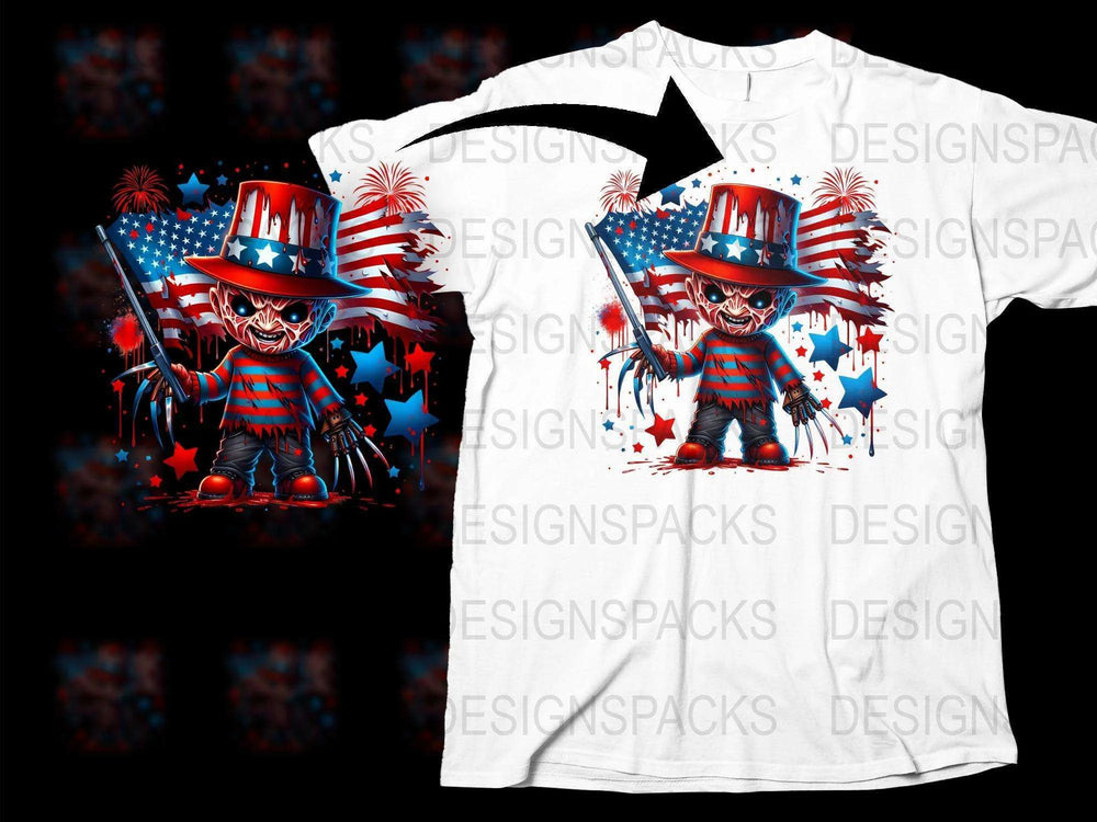 Patriotic Skeleton T-Shirt, Uncle Sam Hat, Fireworks, USA Flag, Festival Wear, 4th of July Outfit, Unique Graphic Tee, Men Women Sizes