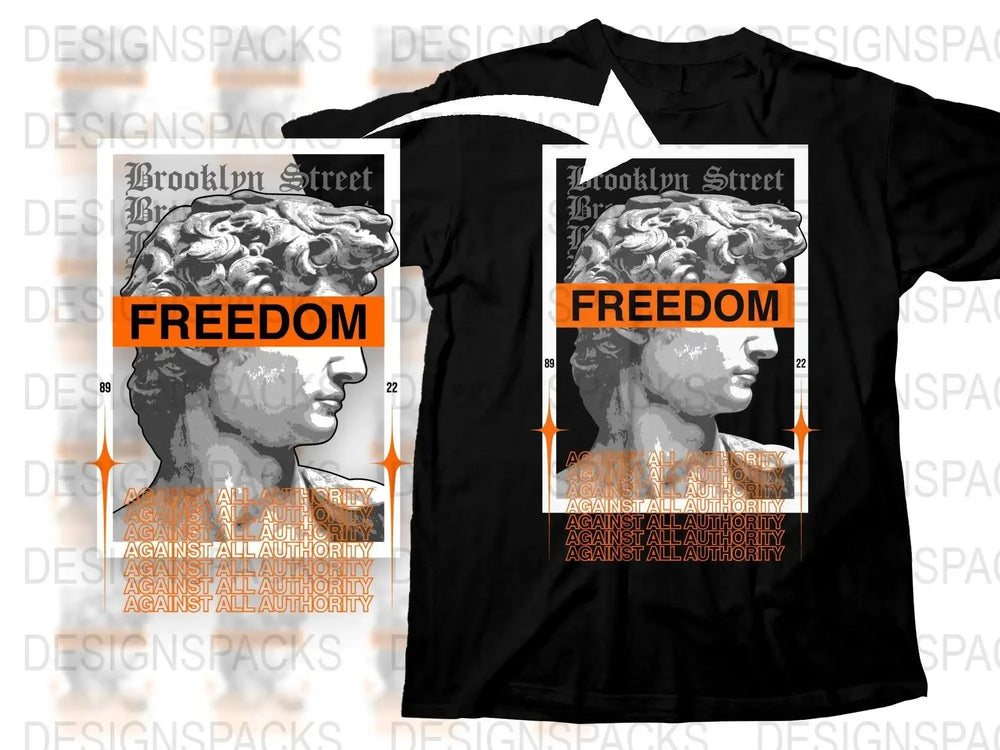 Freedom Brooklyn Street Against All Authority Png Digital Download
