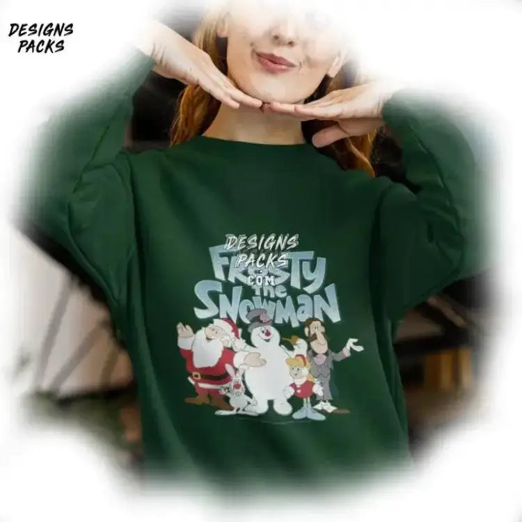 Frosty The Snowman Hocus Pocus Queen Mouse Christmas Png Design