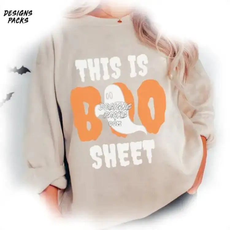 Funny Ghost Halloween For This Is Some Boo Sheet Png Design