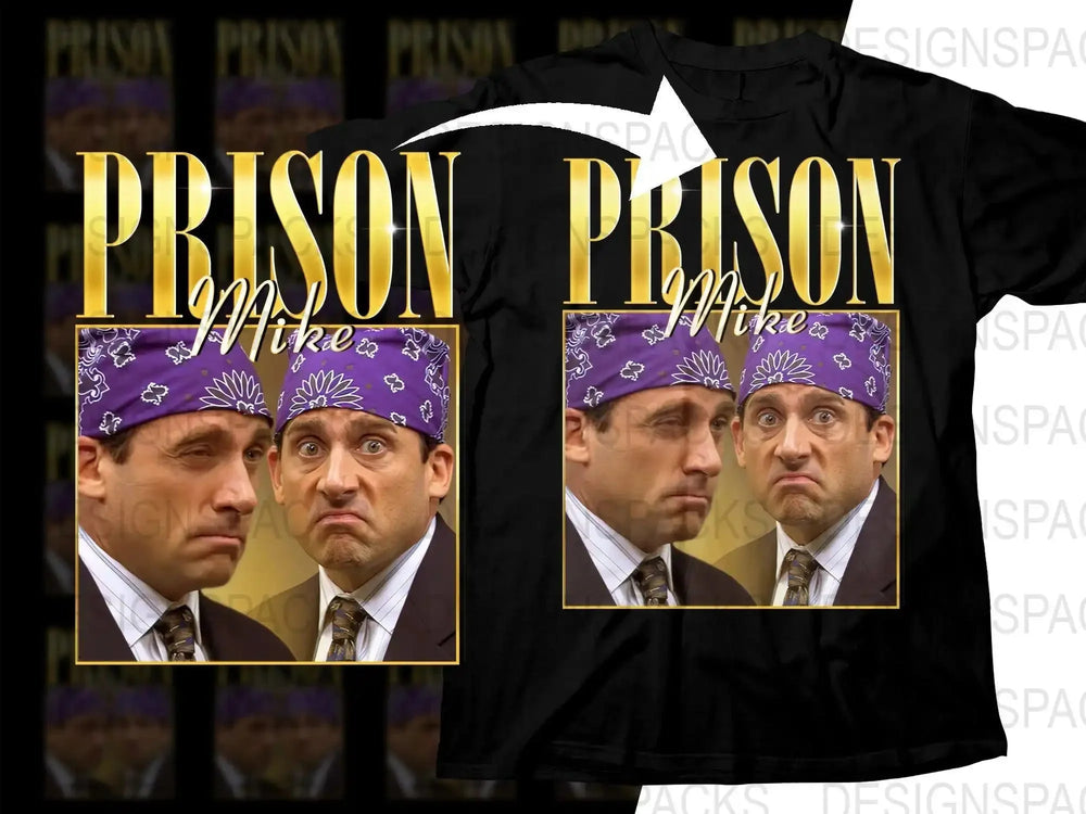 Funny Prison Mike Office Parody Bootleg Png Digital Download