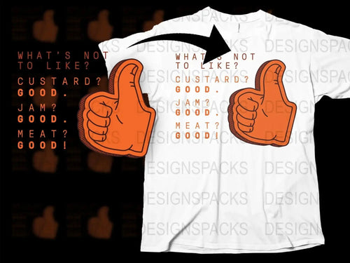 Funny Thumbs Up What's Not To Like Cool Png Digital Download