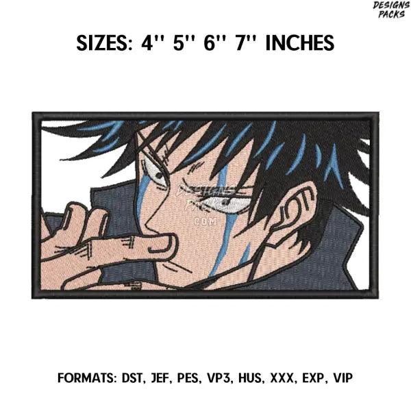 Fushiguro Megumi Jujutsu Kaisen/Anime Embroidery Design File/ Anime design/ Embroidery Pattern/ Design Pes Dst Format
