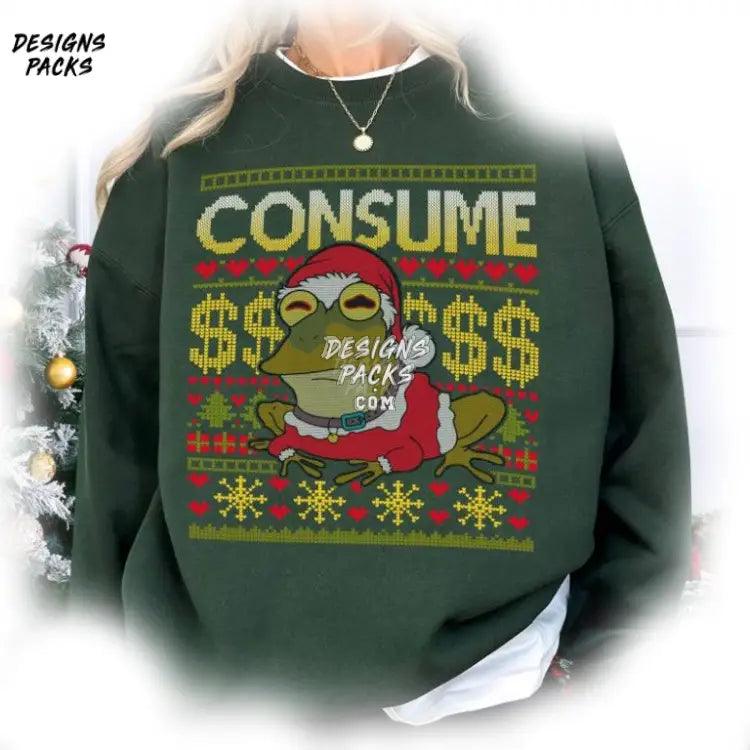 Futurama Frog Christmas Hypnotoad Consume Png Design