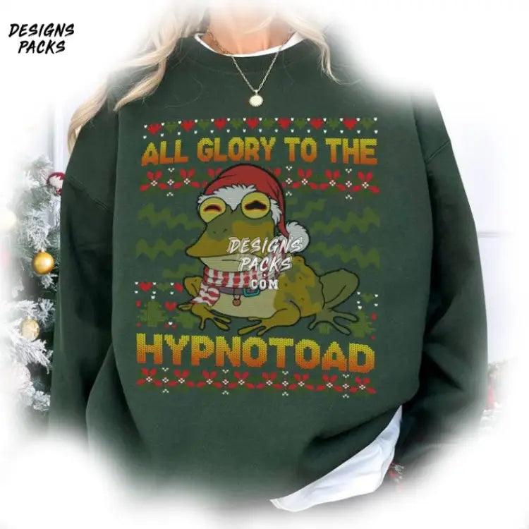 Futurama Frog Christmas Hypnotoad Png Design