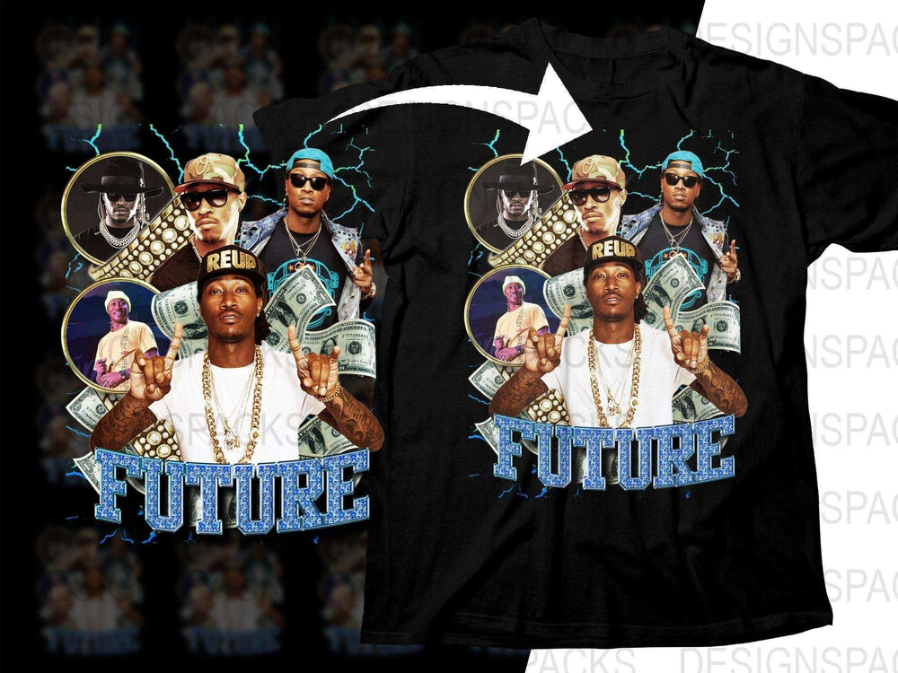 Future Iconic Design Featuring Music Artist Bootleg Png Digital Download