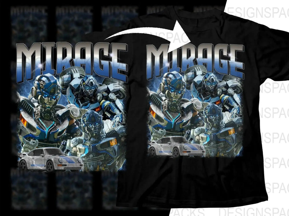 Futuristic Transformer Machines Bootleg Mirage Png Digital Download