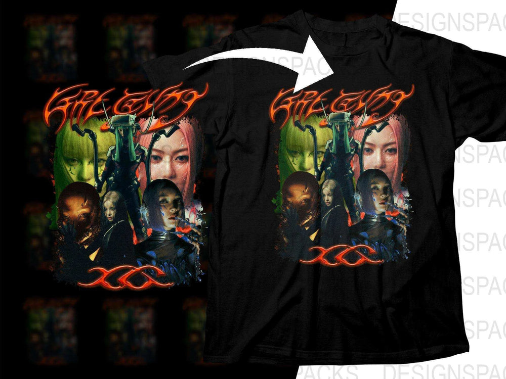 Futuristic XG Kpop Music Band Png Digital Download