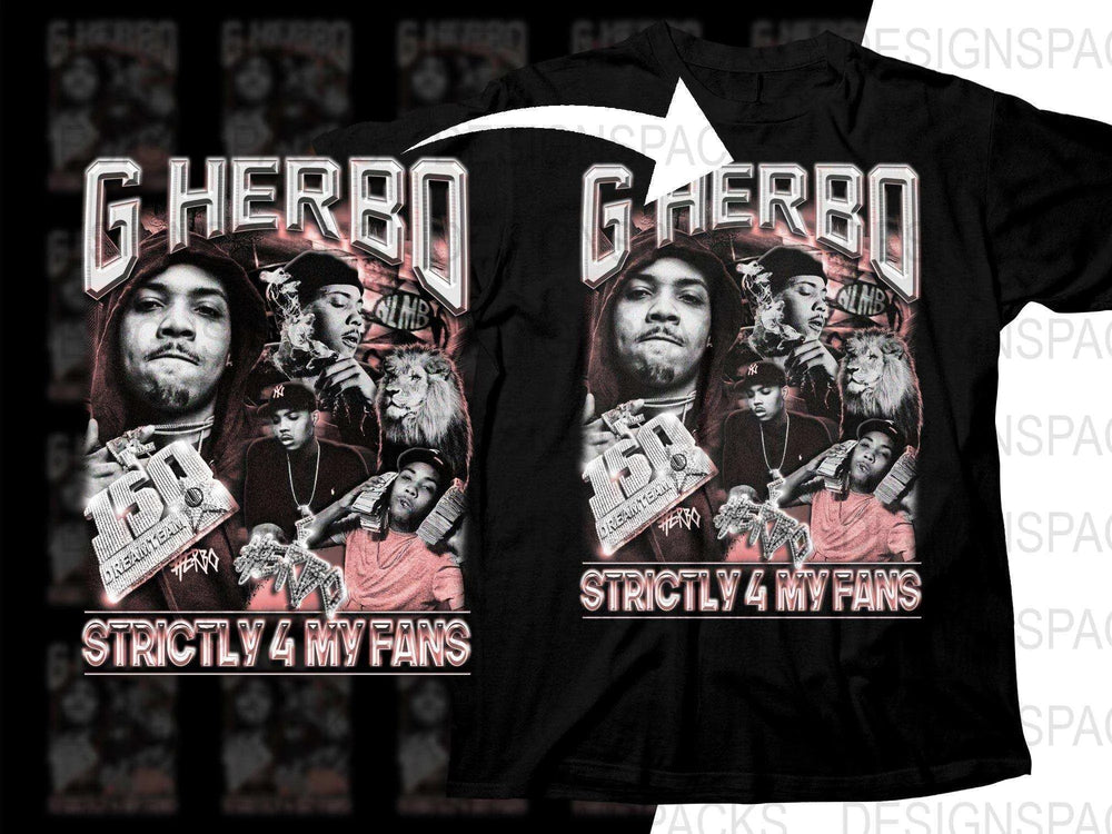 G Herbo Strictly 4 My Fans Graphic Png Digital Download