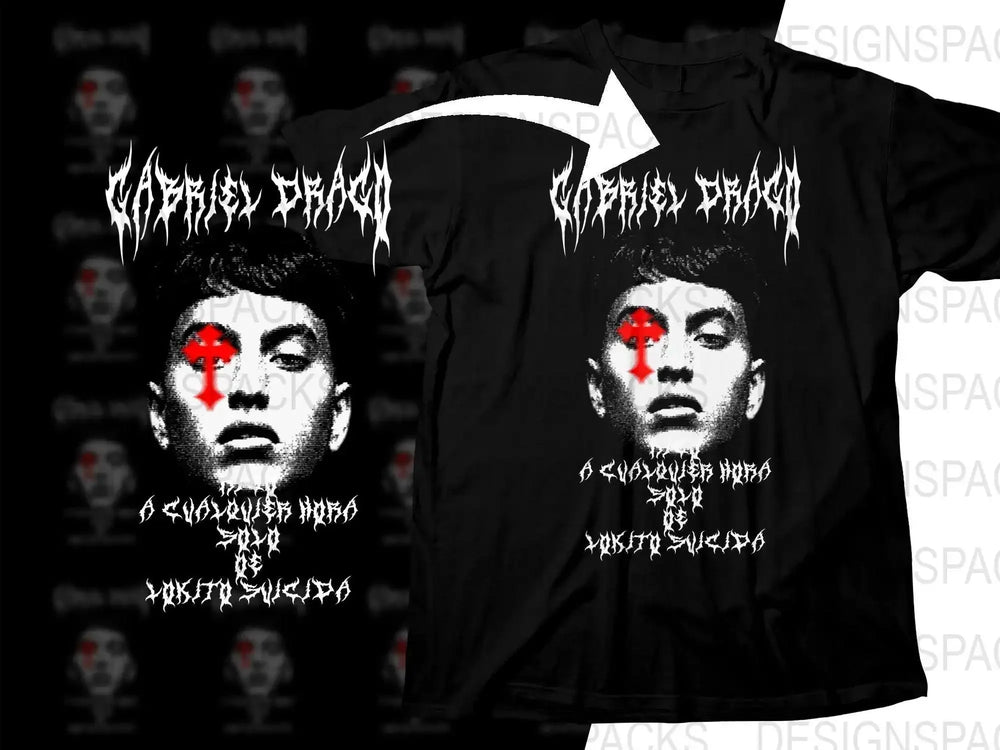 GABRIEL DRAGO Music Artist Streetwear Png Digital Download