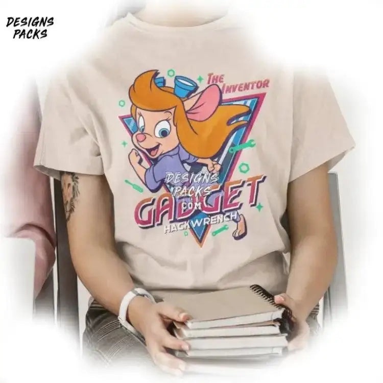 Gadget Hackwrench Chipmunks Cartoon Rescue Rangers Png Design