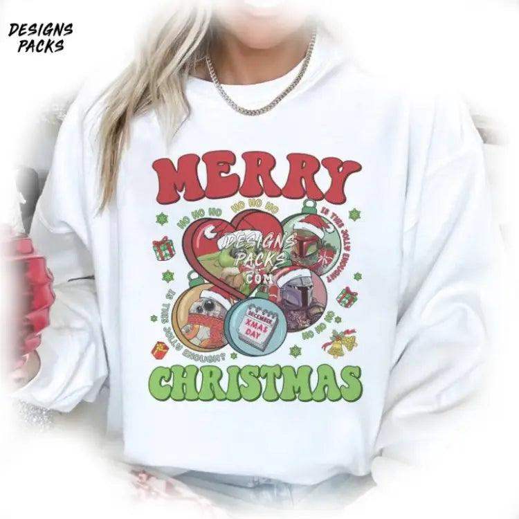 Galaxy’s Edge Christmas Merry Space Serie Png Design