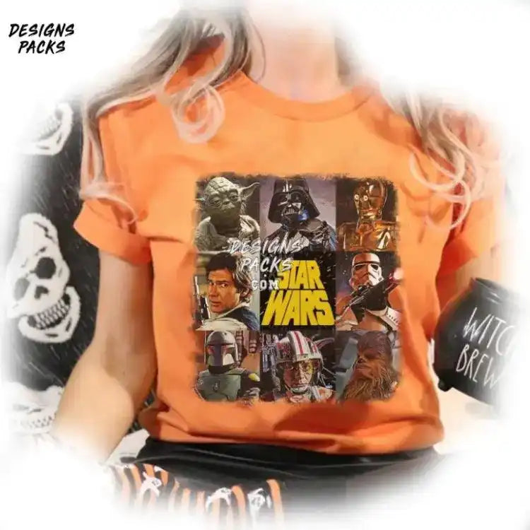 Galaxy’s Edge Vintage Tarwars Comic Png Design