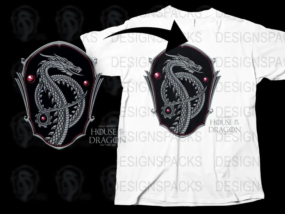Game of Thrones House of the Dragon Crest Png Digital Download