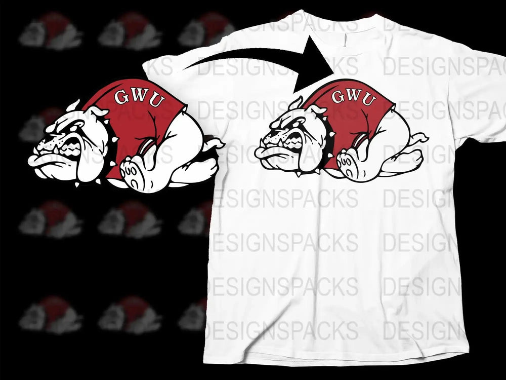 Gardner Webb Bulldogs College Football Png Digital Download