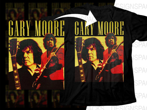 GARY MOORE Music Homage Png Digital Download