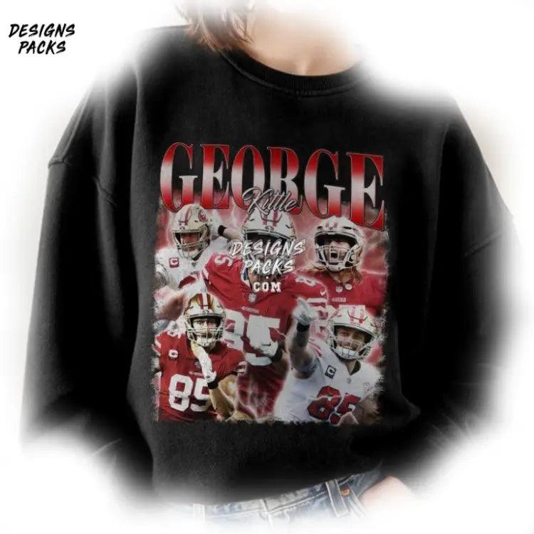 George Kittle Football Bootleg Vintage Tyle Png Design