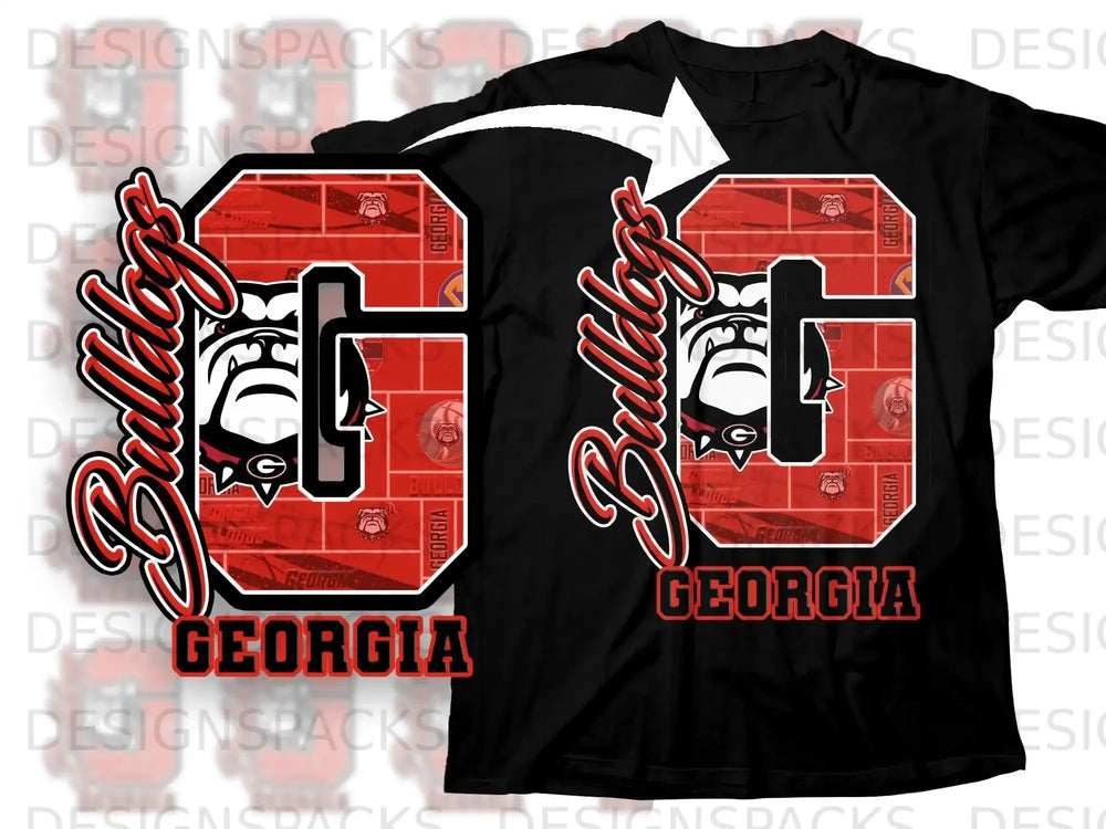 Georgia Bulldogs G Design Graphic Shirt