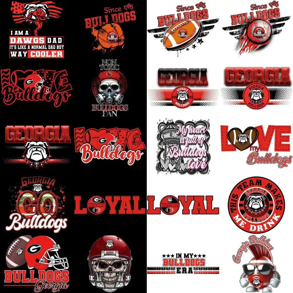 100 Georgia Bulldogs Designs Bundle PNG