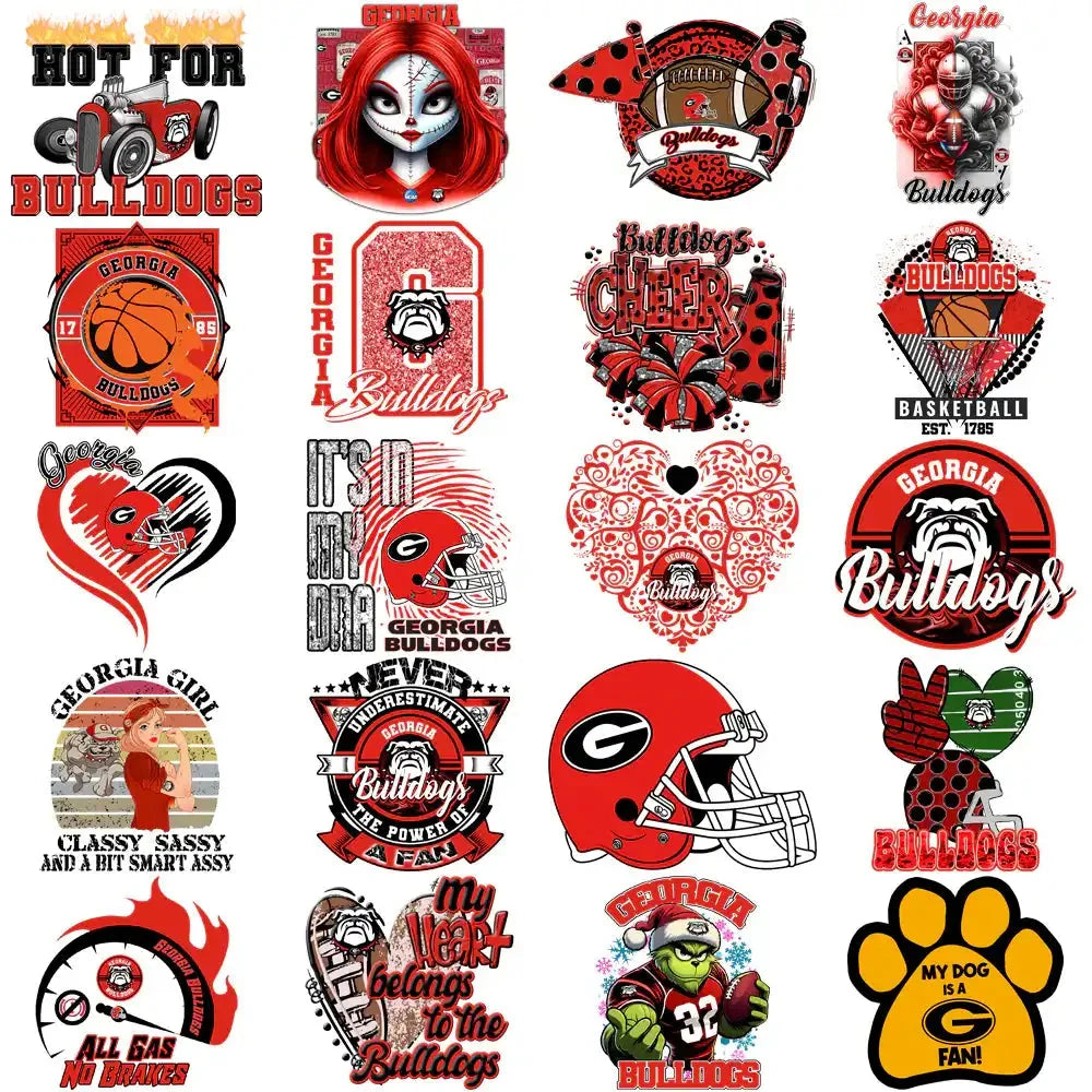 100 Georgia Bulldogs Designs Bundle PNG