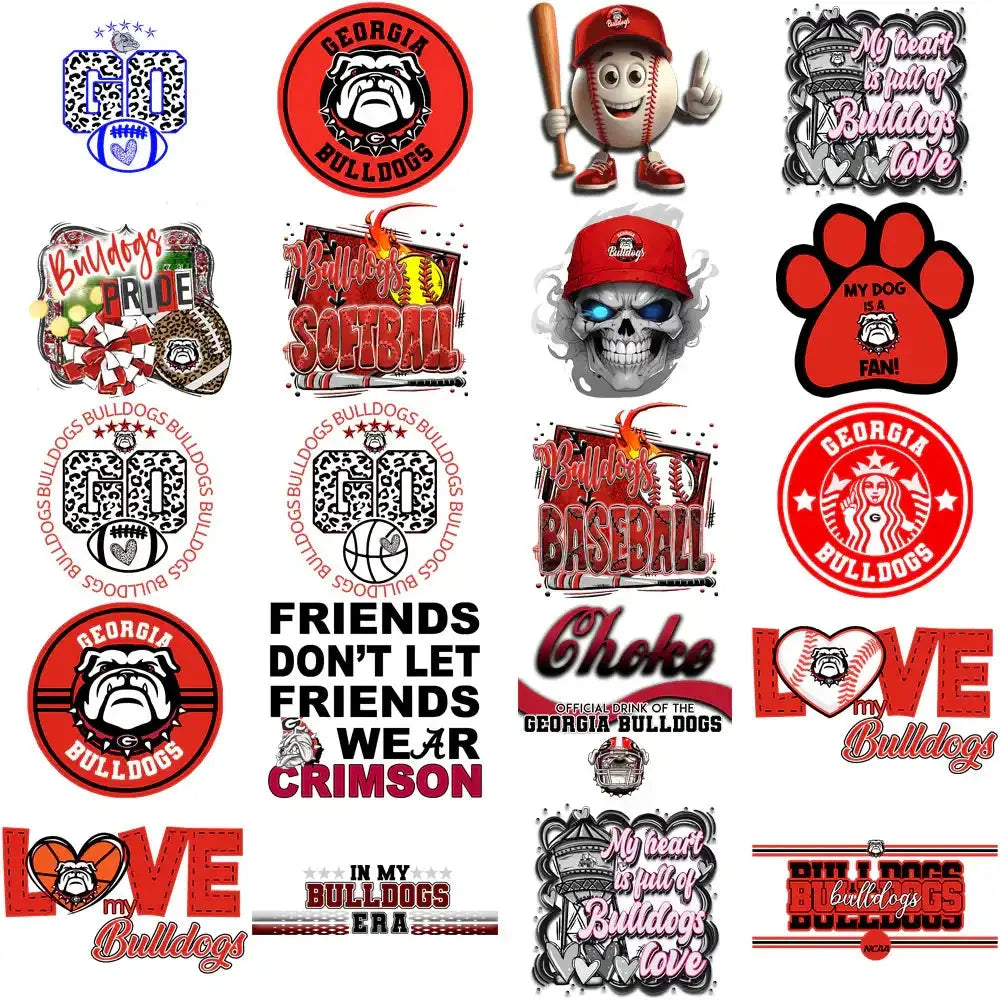 100 Georgia Bulldogs Designs Bundle PNG