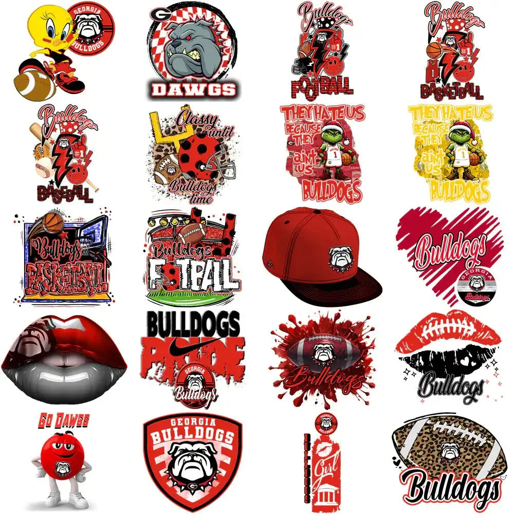 100 Georgia Bulldogs Designs Bundle PNG