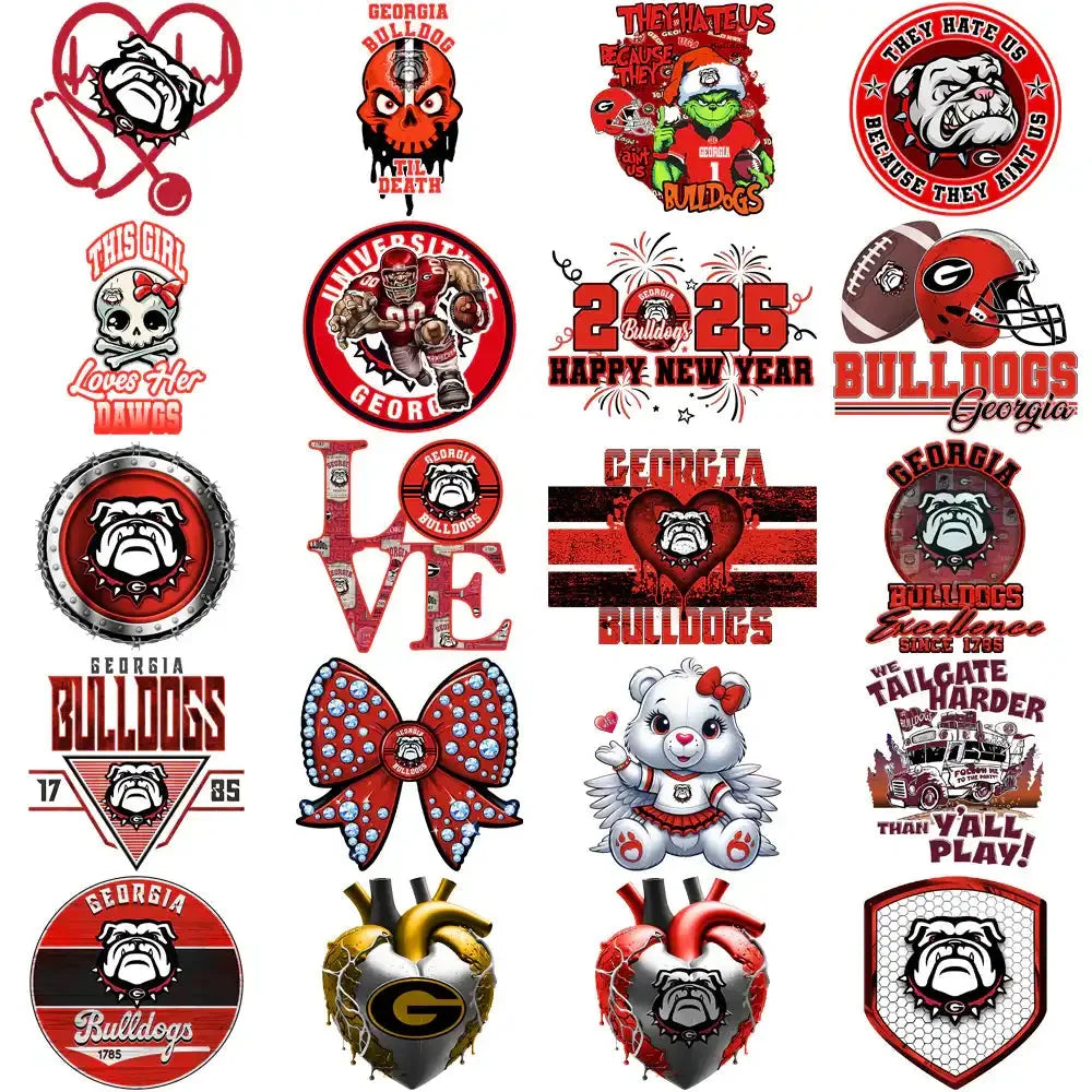 100 Georgia Bulldogs Designs Bundle PNG