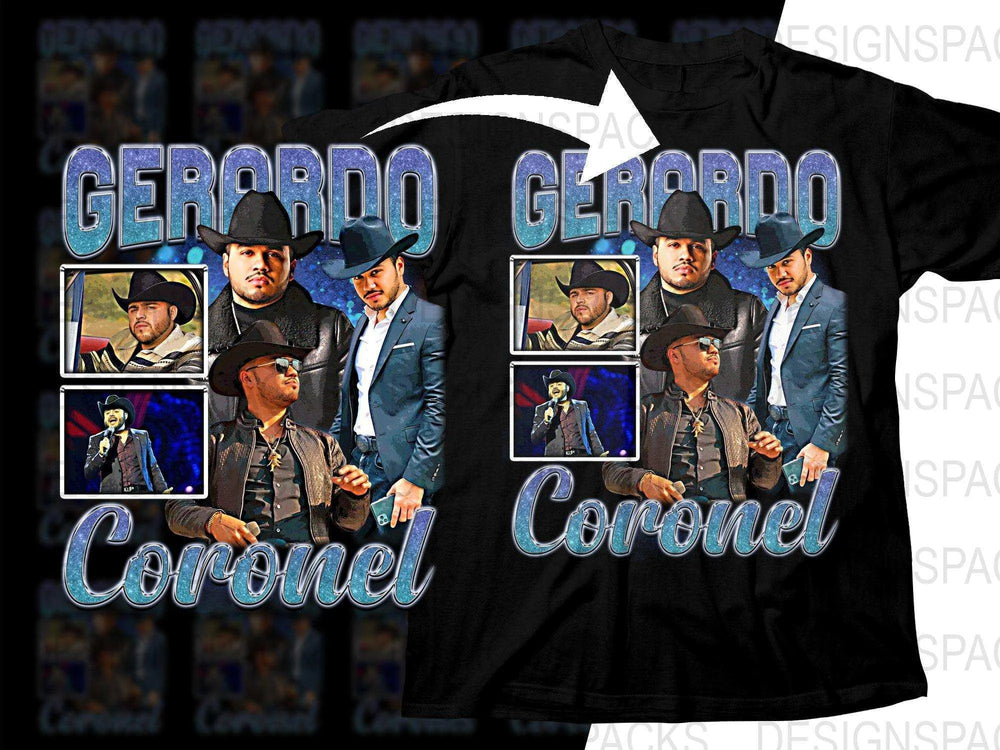 Gerardo Coronel Music Bootleg Graphic Print Png Digital Download