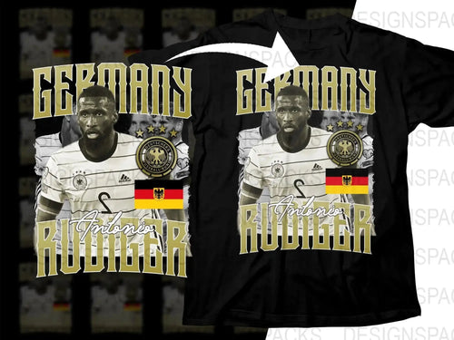 Germany Antonio Rudiger Deutscher Fussball Bund Soccer Png Digital Download