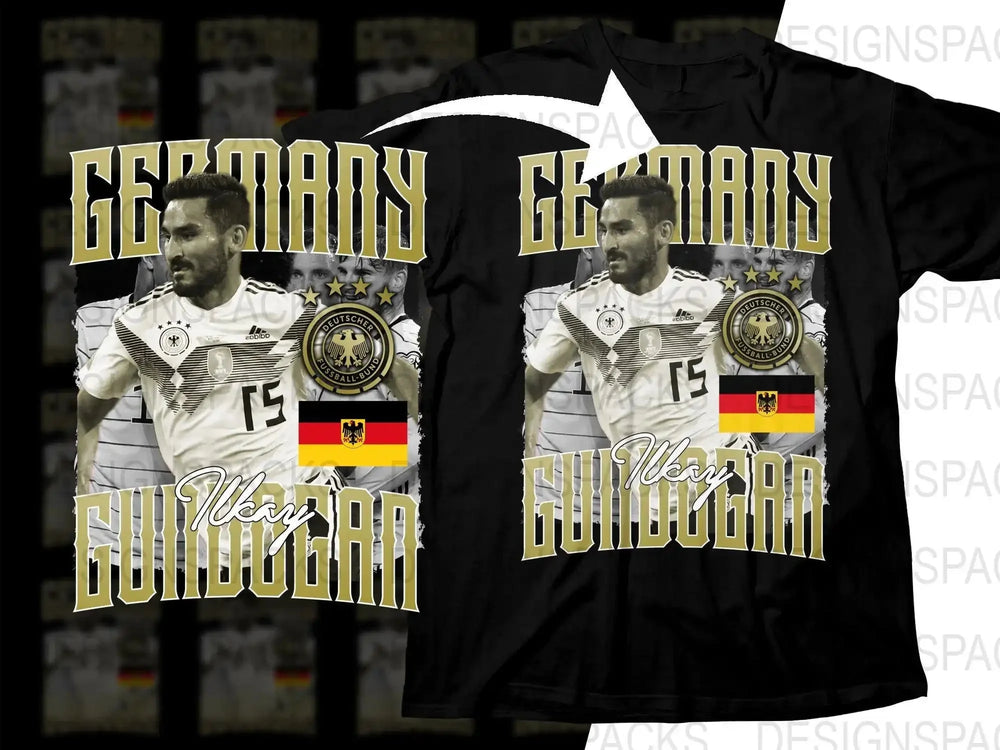 Germany Ilkay Gundogan Stars Flag Soccer Soccer Png Digital Download