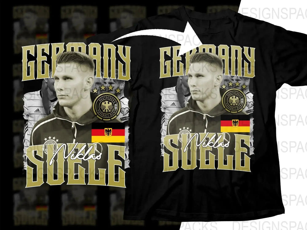 Germany Soccer Star Nicklas Sule Soccer Png Digital Download