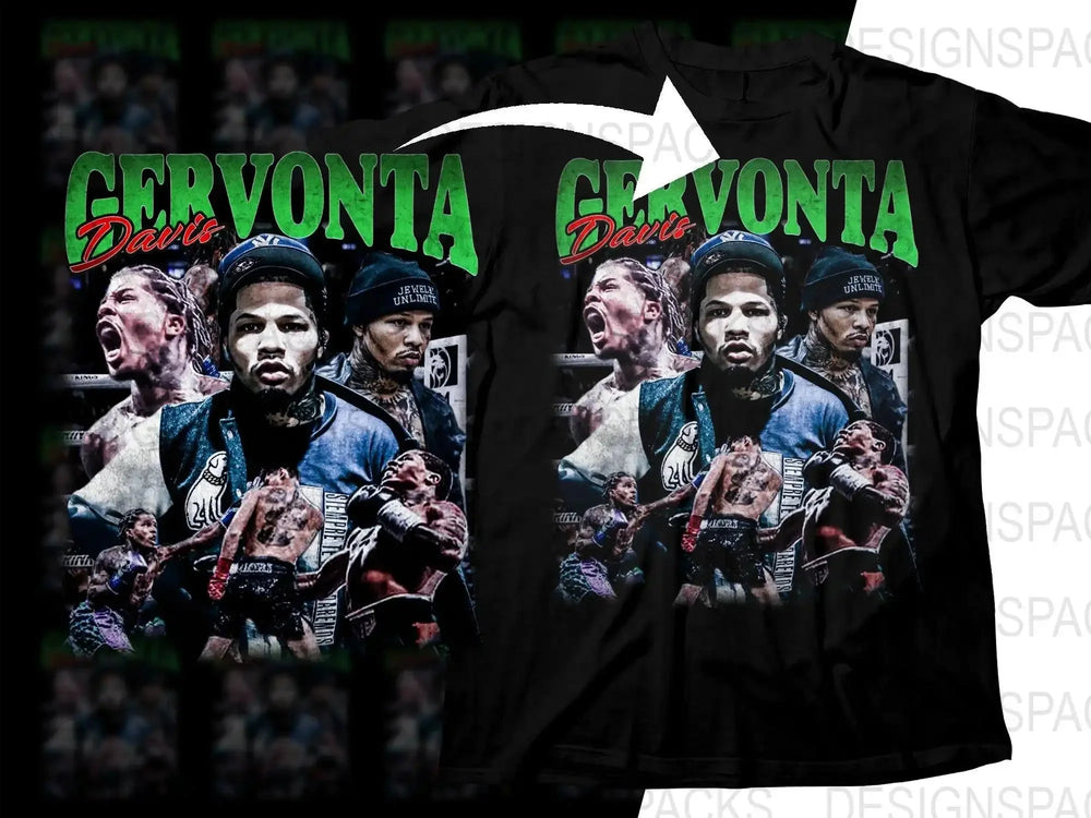 Gervonta Davis Boxing Champion Graphic Print Png Digital Download