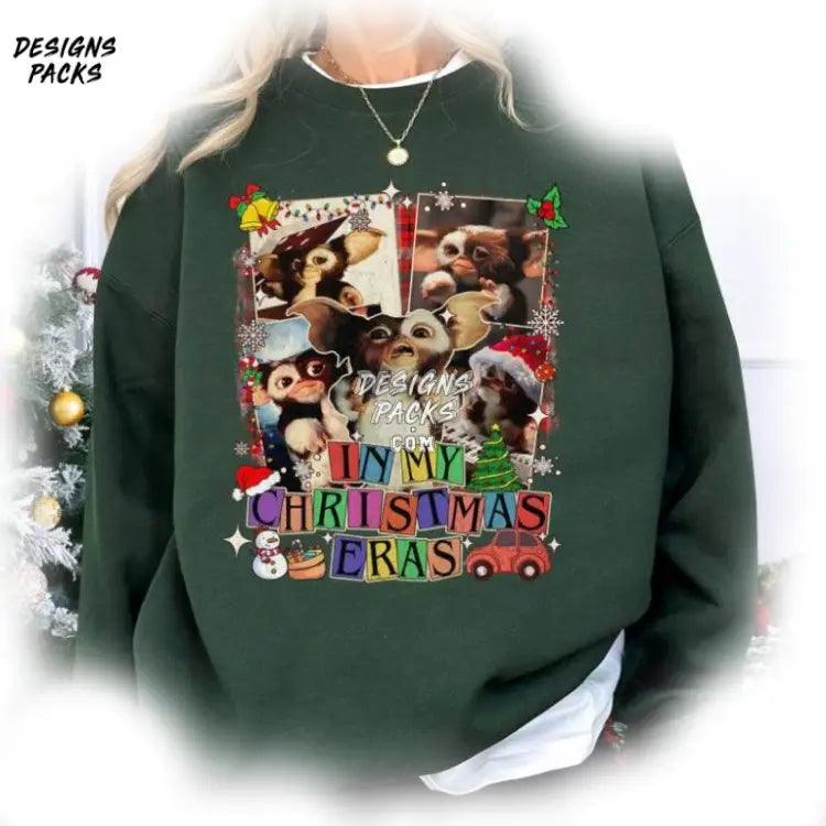 Gizmo Gremlins Christmas Funny Family Xmas In My Eras Png Design