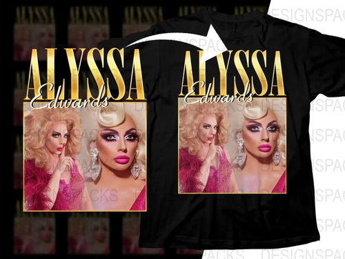 Glamorous Alyssa Edwards Celebrity Drag Queen Png Digital Download