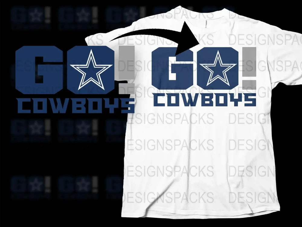 Dallas Cowboys Inspired T-Shirt, Classic Star Logo, Sports Fan Apparel, Unisex White Tee